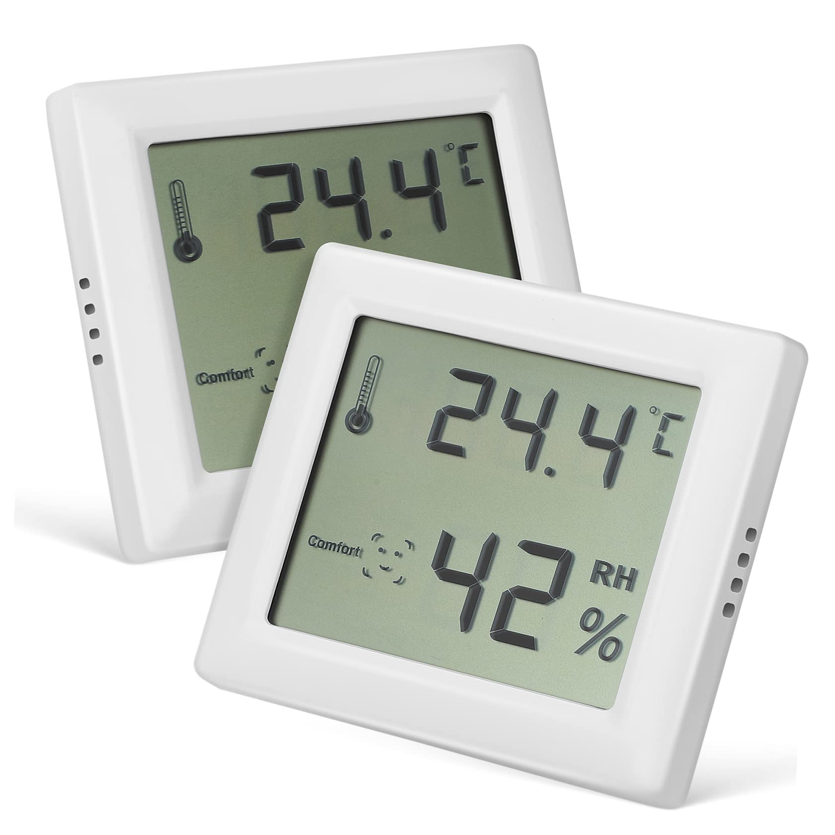 BESPORTBLE 3 Series Higrómetro Para Hidrómetro Interior Termómetros Humedad Digital Herramienta De Medición De Temperatura Calibre De Temperatura Abs 2 Piezas X 3