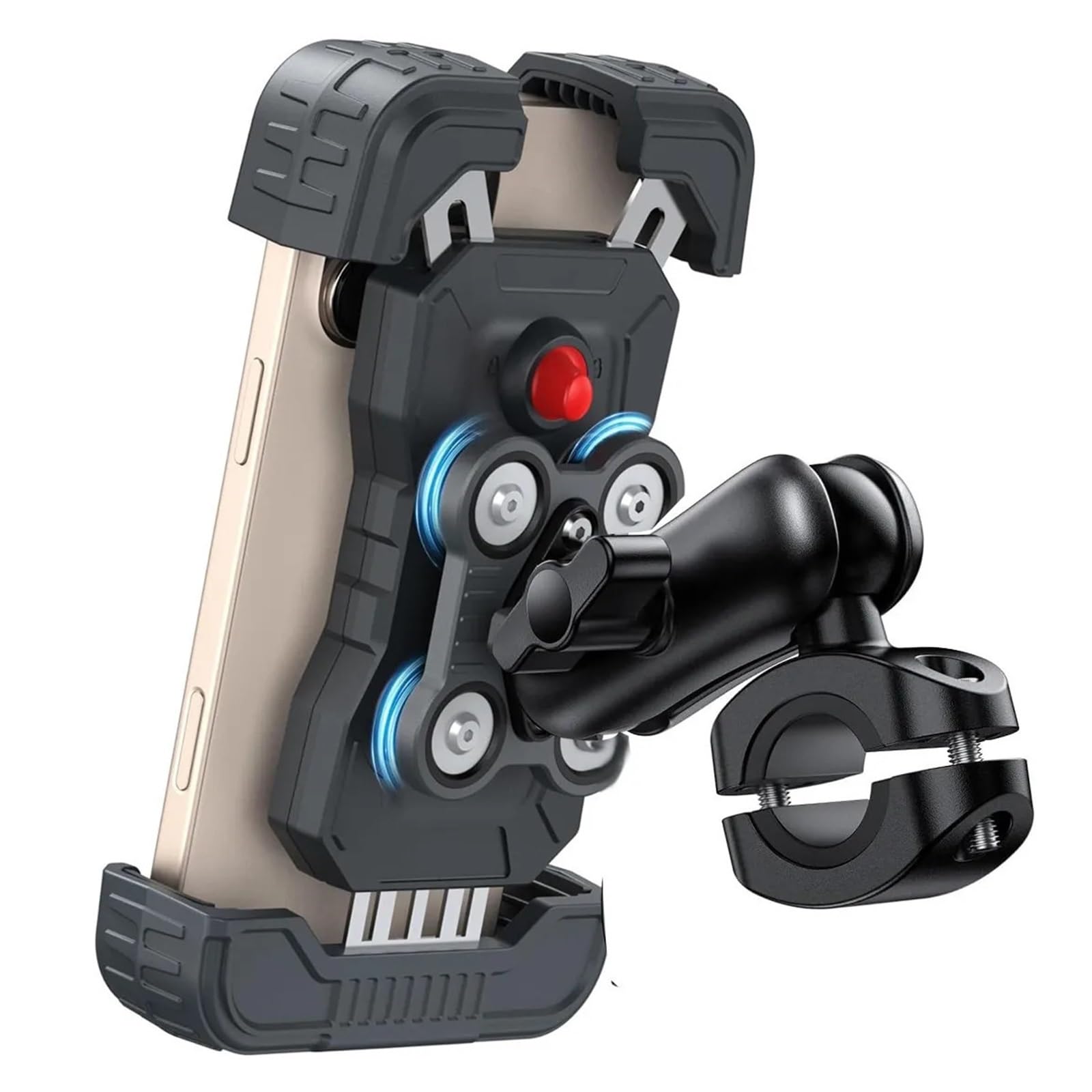 Support De Téléphone Vélo, Vue À 360 °, Universel For Moto 4.7 Pouces, Antichoc