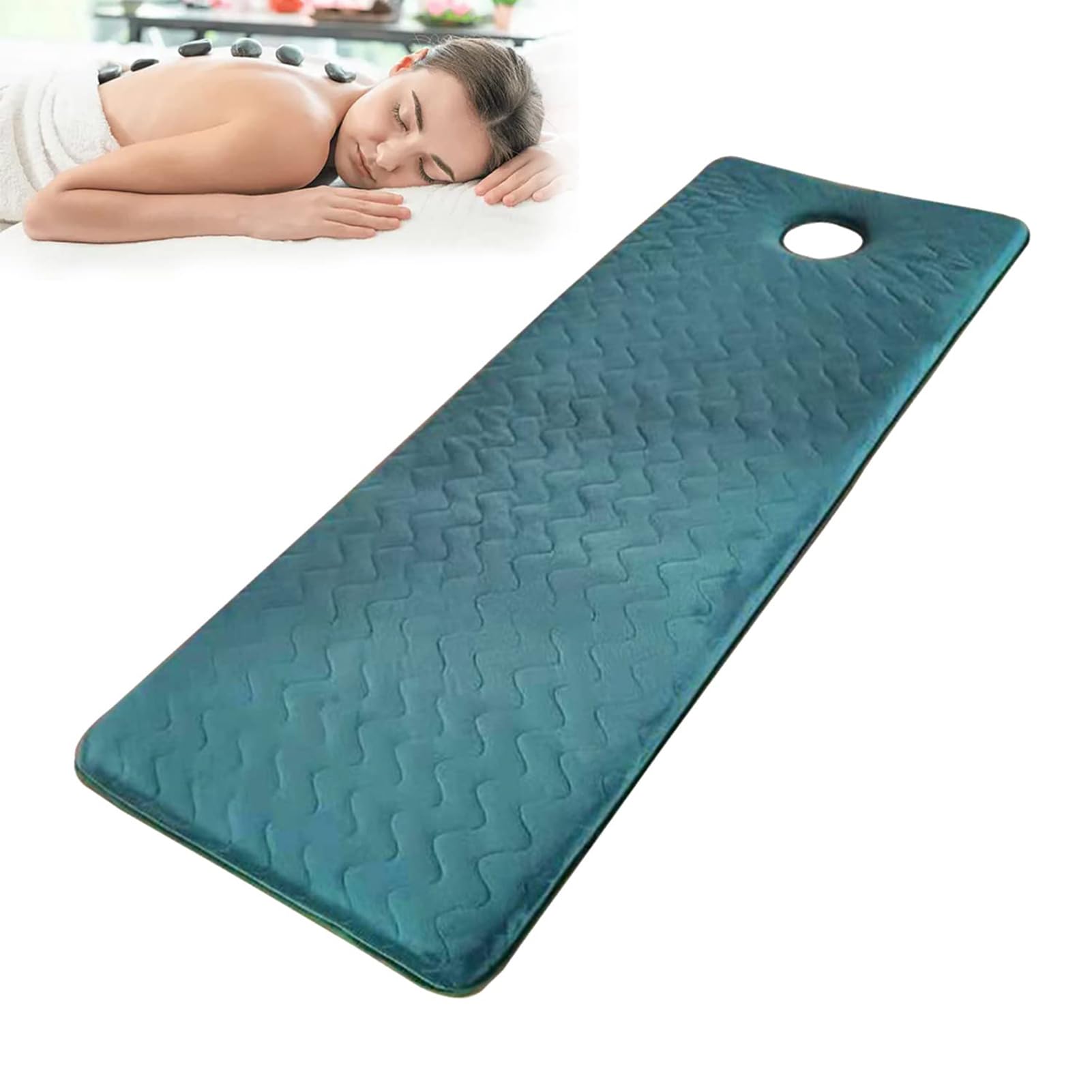 Trou de lit surmatelas en mousse mémoire pour éliminer les douleurs de dos