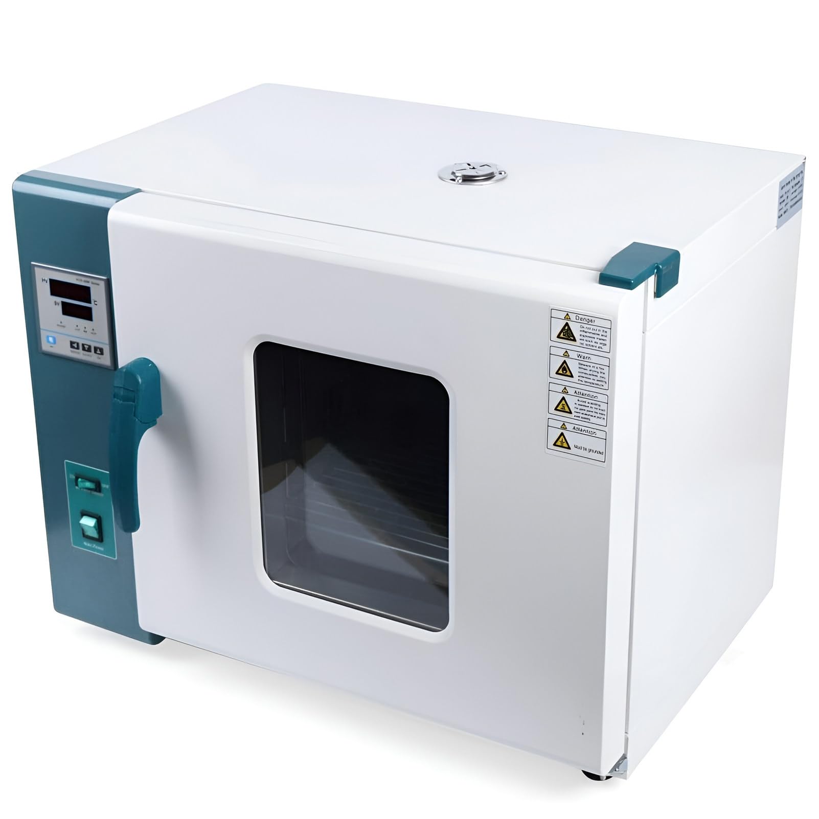 Estufa de laboratorio, estufa de secado industrial de 110 V/220 V, estufa de secado de laboratorio de convección forzada digital, termostato eléctrico RT+10°C~300°C,20L-600W