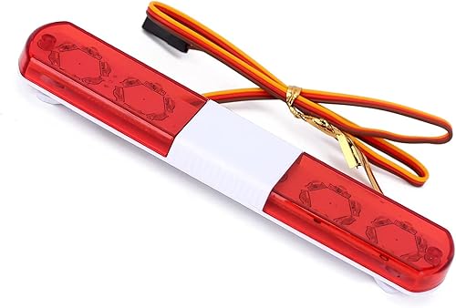 Miniatura 5 de WONFAST Luz LED circular ultra brillante de policía, lámpara estroboscópica de flash giratorio, 5 modos para 18 110 114 RC coche extinción de