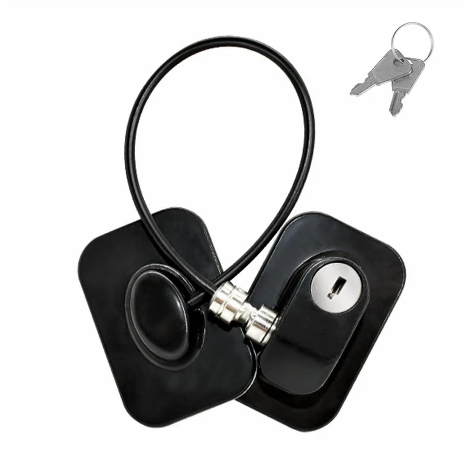 Entrebâilleur de fenêtre de maison pour portes coulissantes Chaîne de sécurité pour armoire avec accessoires de quincaillerie 1 pièce (Noir)