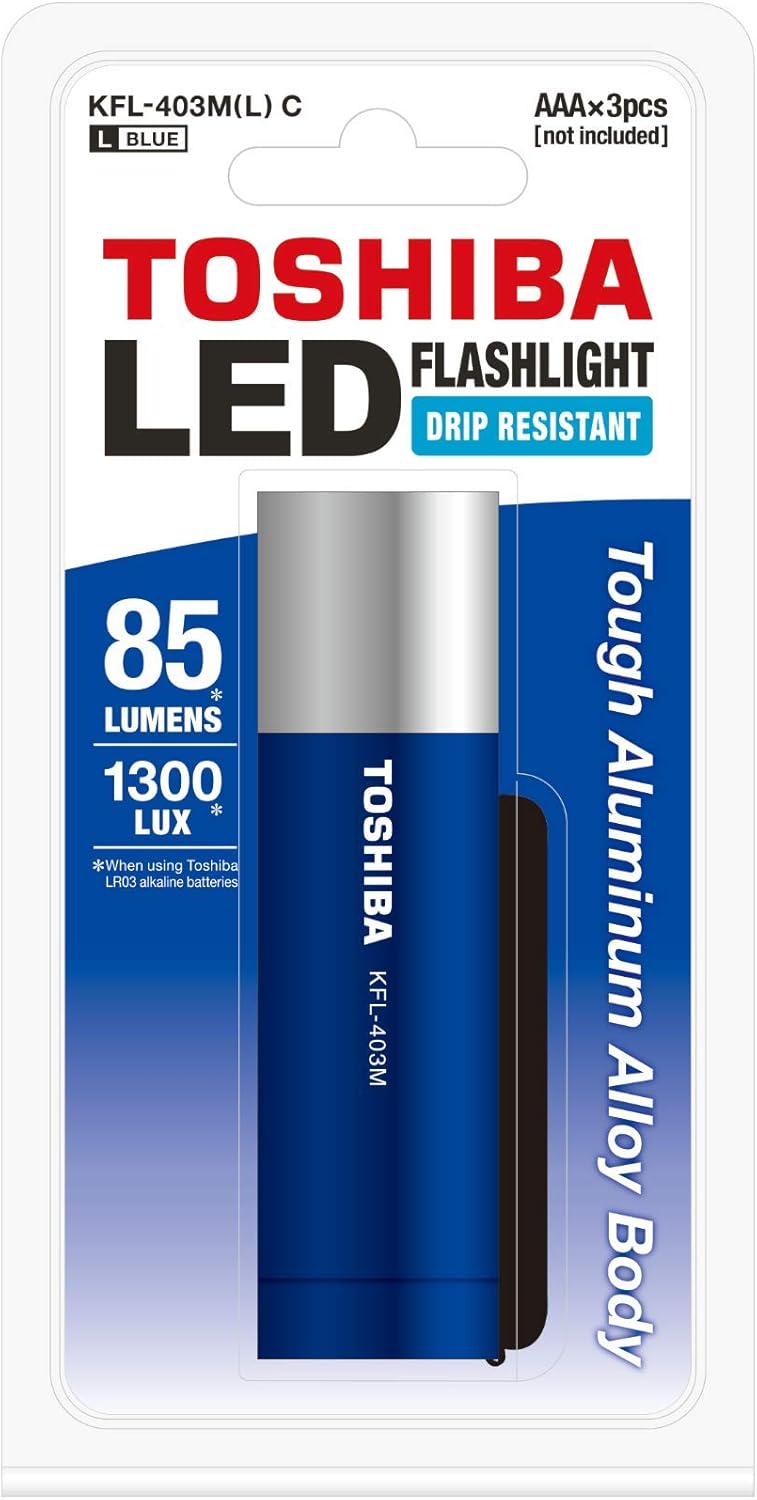 Toshiba LED Flashlight/Lantern KFL-403 (LED Flashlight, Blue)