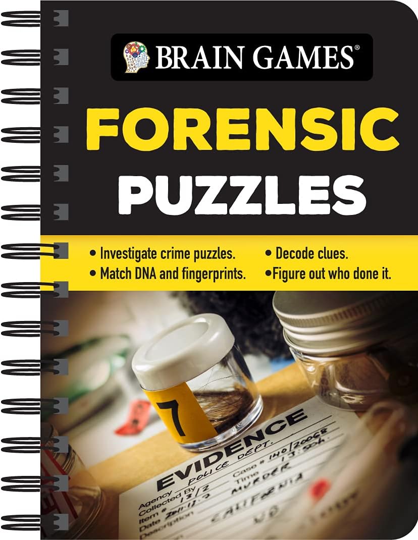 Brain Games - To Go - Forensic Puzzles: Investigate Crime Puzzles - Match DNA...