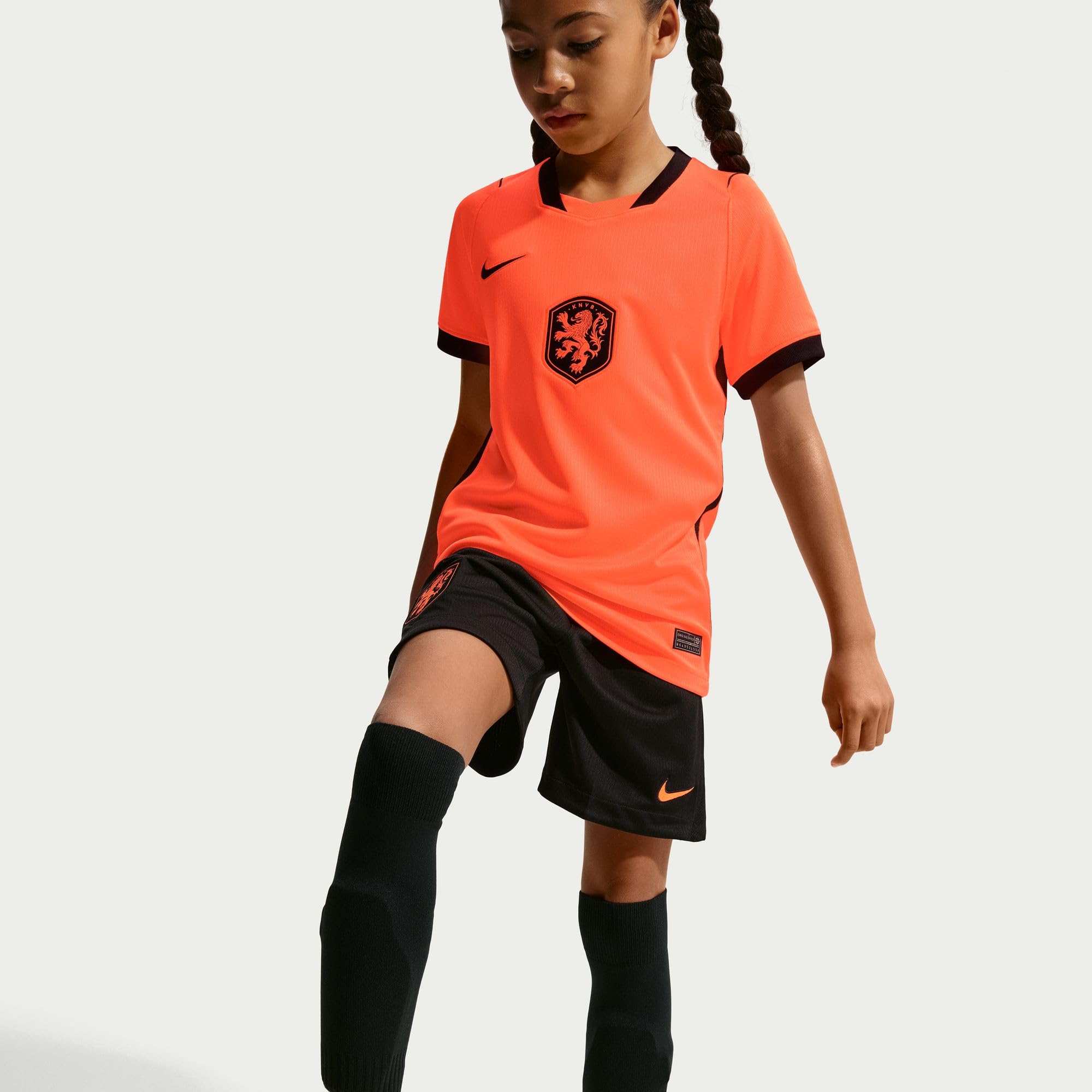 Nike Unisex Kinder Netherlands National Team Dri-fit Stadium Home T-Shirt (1er Pack)