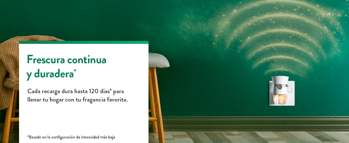 Air Wick Pack de 3 Recambios para Ambientador Eléctrico con aroma a Lavanda, infusionado con 2 veces más aceites esenciales