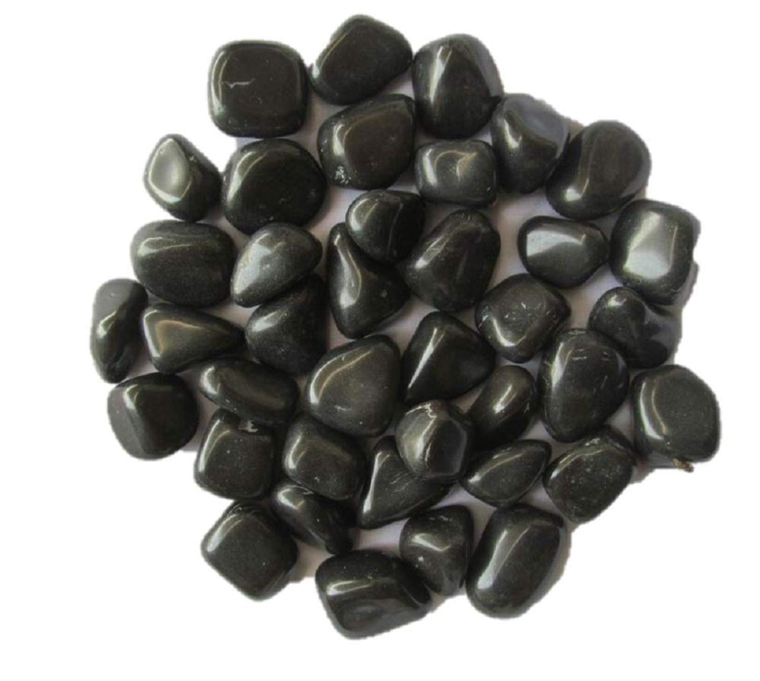 Gayatri Pebbles Agate Stone Polished Pebbles (10 Mm - 15 Mm_Black)(Pack of 1 KG) (B083GP6JXZ) Amazon Price History, Amazon Price Tracker