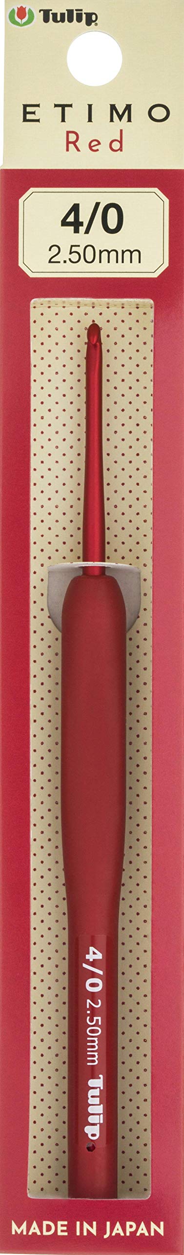 かぎ針 『ETIMO Red(エティモレッド) クッショングリップ付きかぎ針 4…