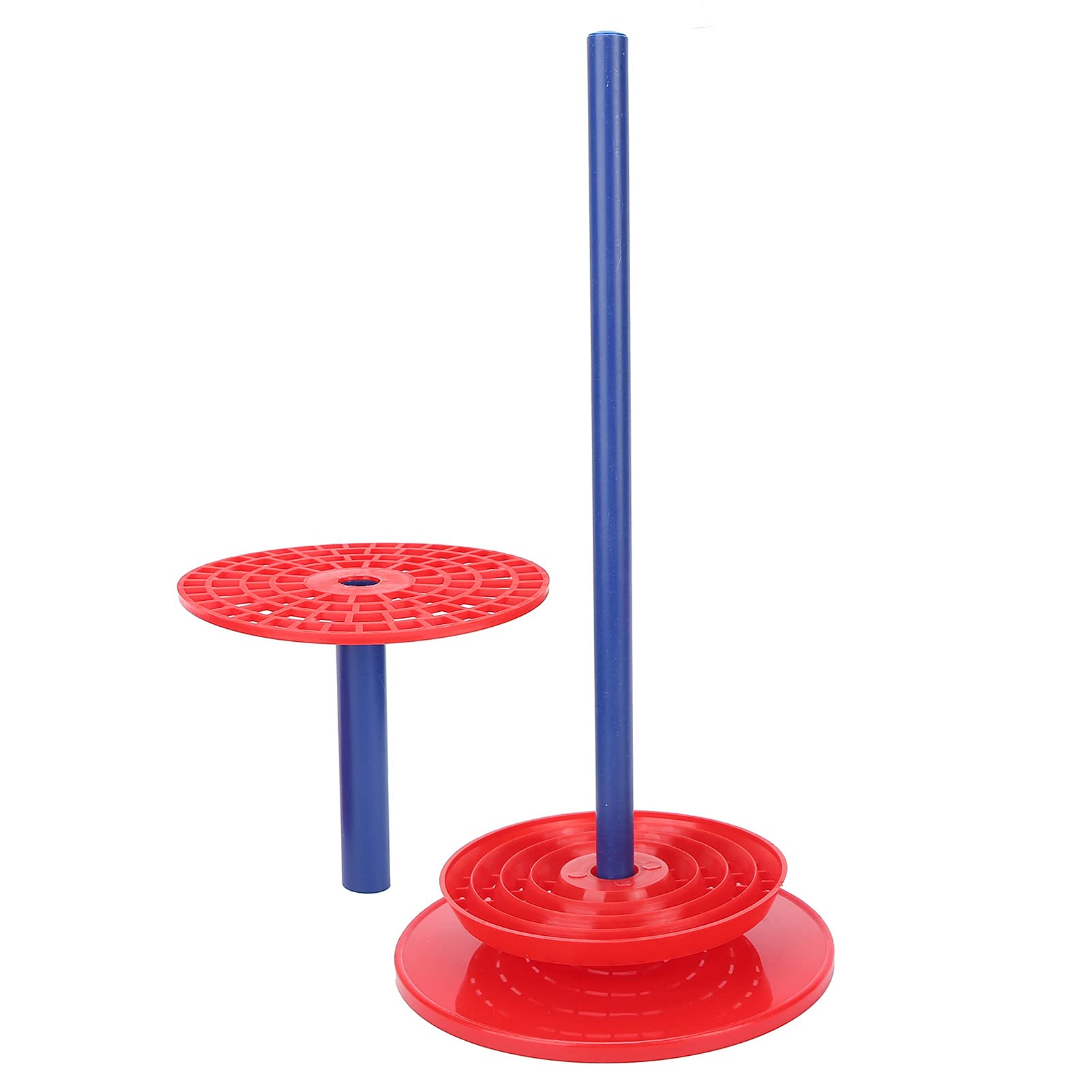Soporte para Pipetas de 98 Orificios de Gran Capacidad, Accesorio de Laboratorio Rojo para Diferentes Tamaños de Pipetas con 2 Tubos, 1 Soporte y 2 Tapas
