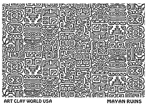 Flexistamps Texture Sheet Mayan Ruins Design - 1 Pc.