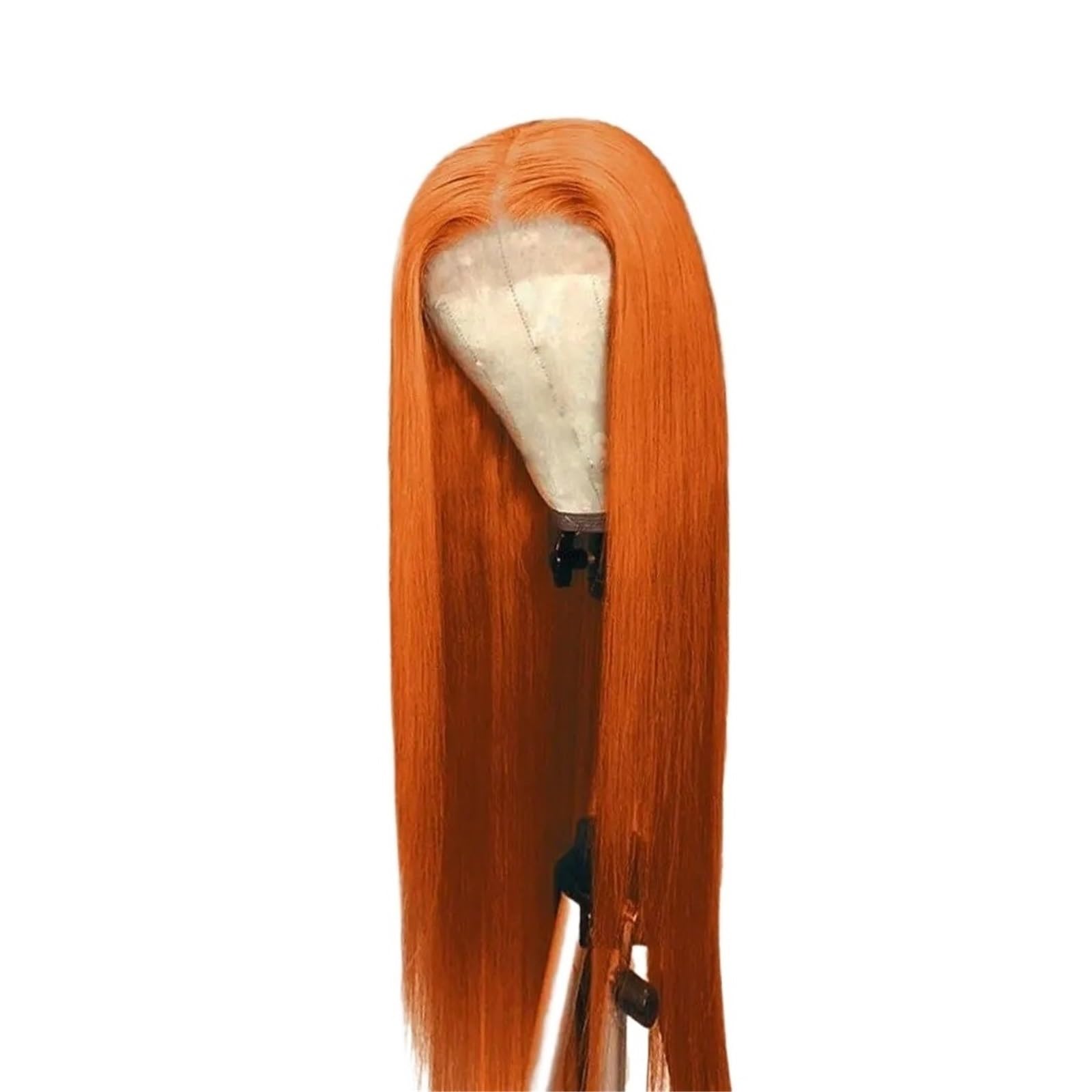 Mujer Pelucas de cabello humano liso Peluca frontal encaje HD 13X4(18inches)