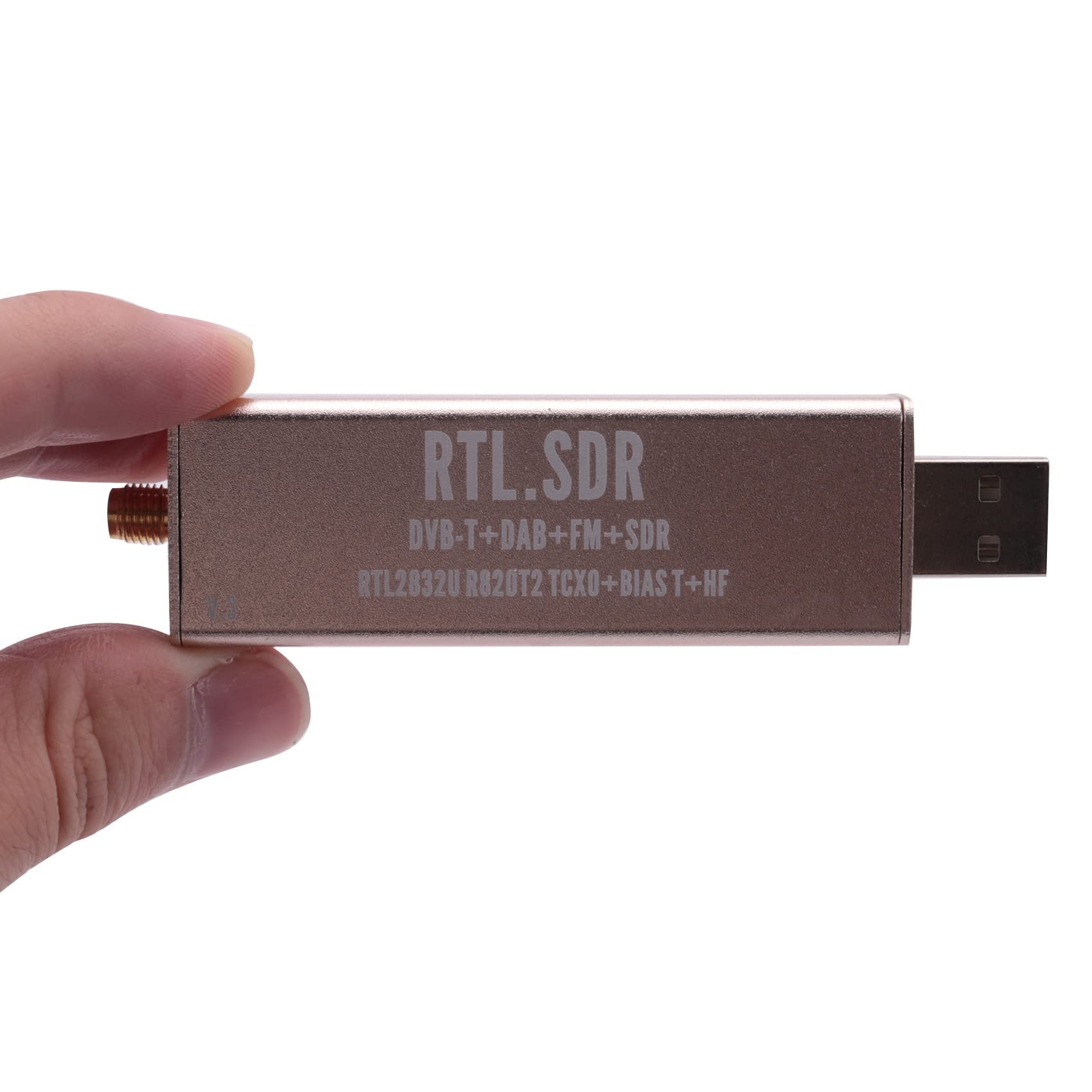 SDR V3 Pro Rtl2832 Rtl2832U R820T2 SDR per 100KHz-1.7GHz UHF VHF AM