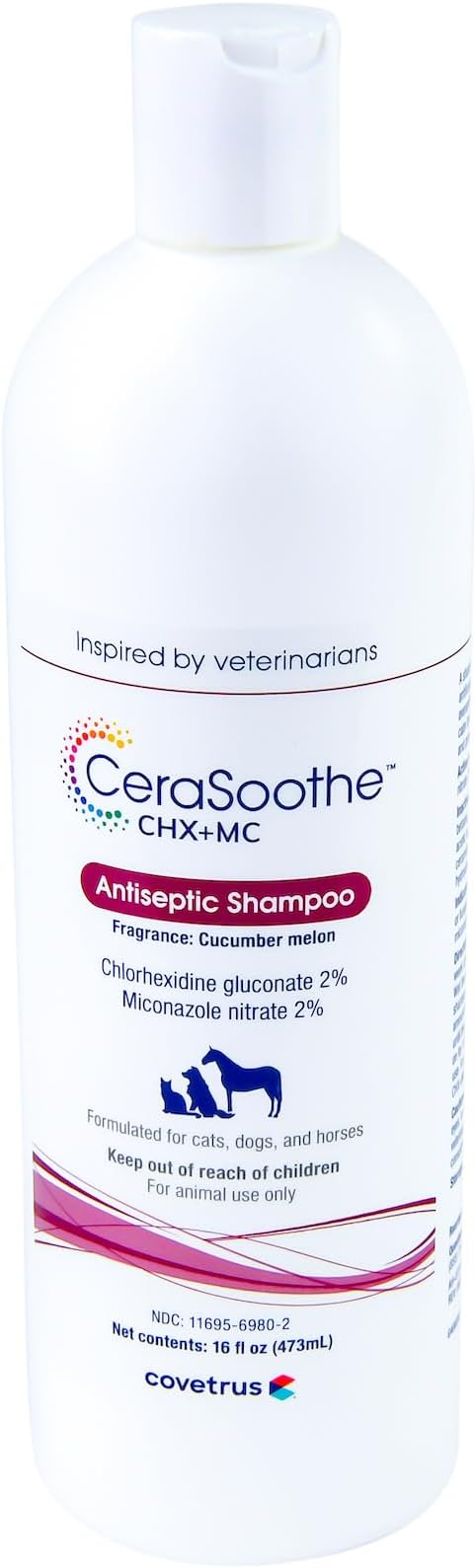 Covetrus Ceraven CHX+MC (Formerly PhytoVet MC) Antiseptic Shampoo (16 oz)