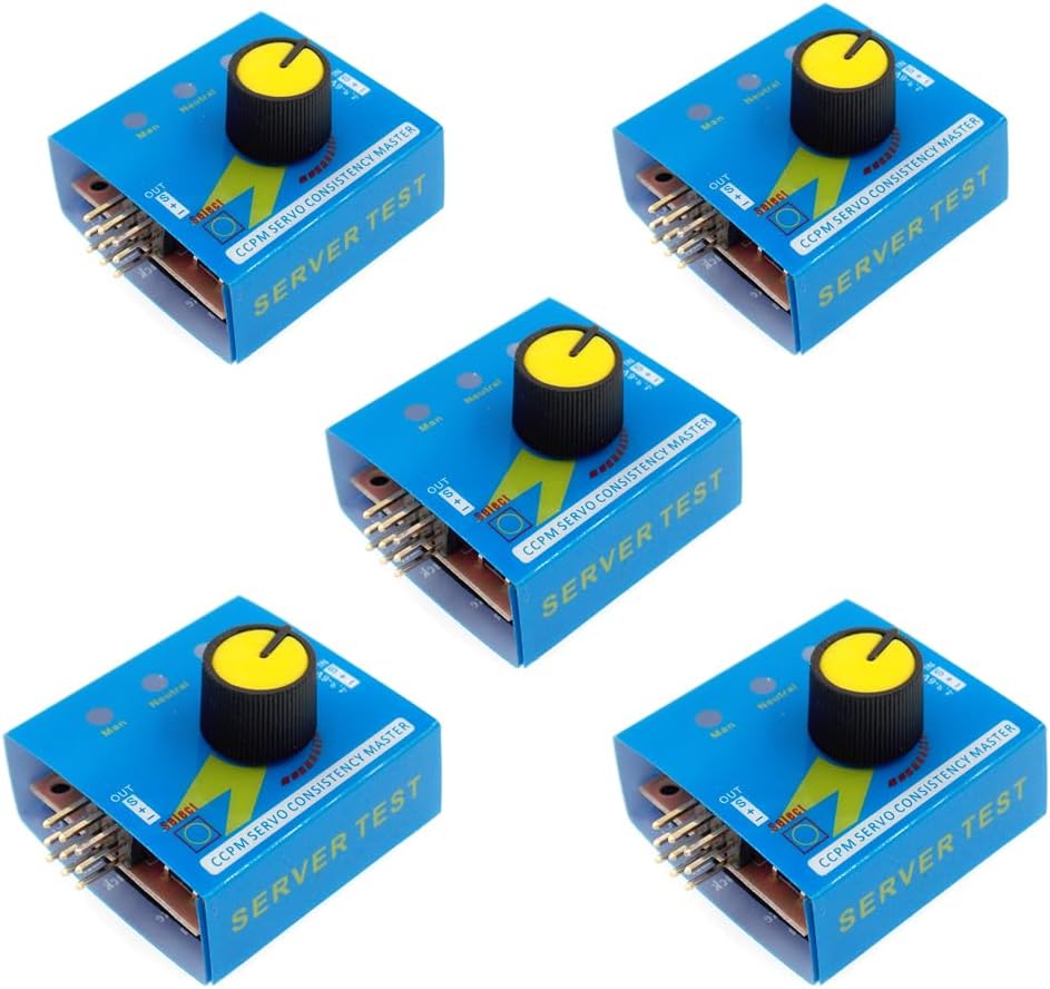 5PCS RC Servo Tester 3CH Digital Multi ECS Consistency Speed Controler Checker