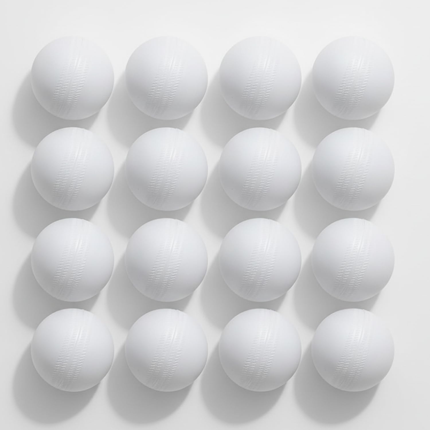 Ecommer Pack of 12 Lightweight Plastic Cricket Balls, Practice & Training Balls for Kids, Safe Soft Play for Indoor & Outdoor Cricket, Durable & Good Bounce (White)-picture-38
