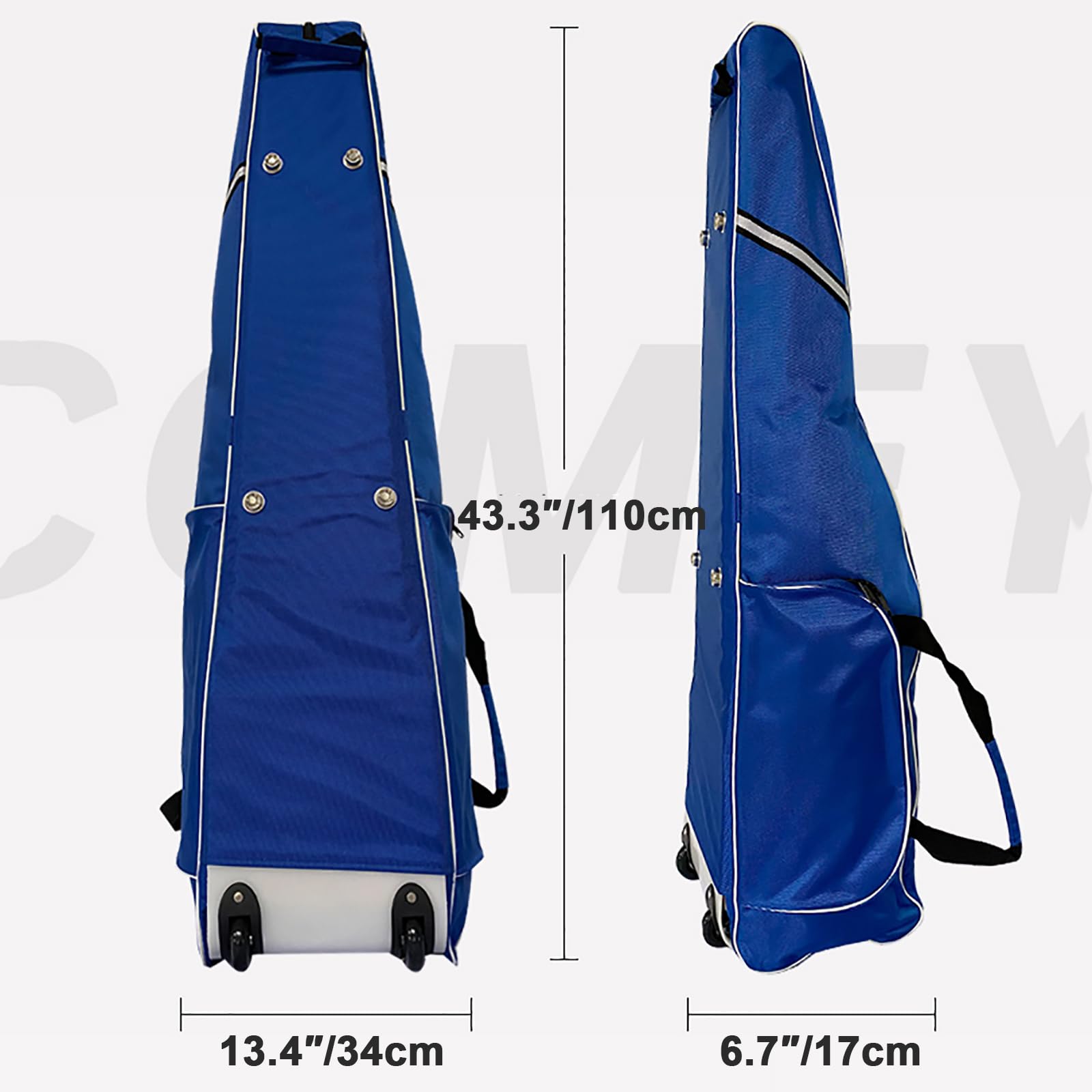 Bolsa para esgrima con Ruedas para Espada, Sable y florete Impermeable Bolsa para Material de esgrima con Ruedas Bolsa para Equipamiento Bolsa para Espadas de esgrima,Gris