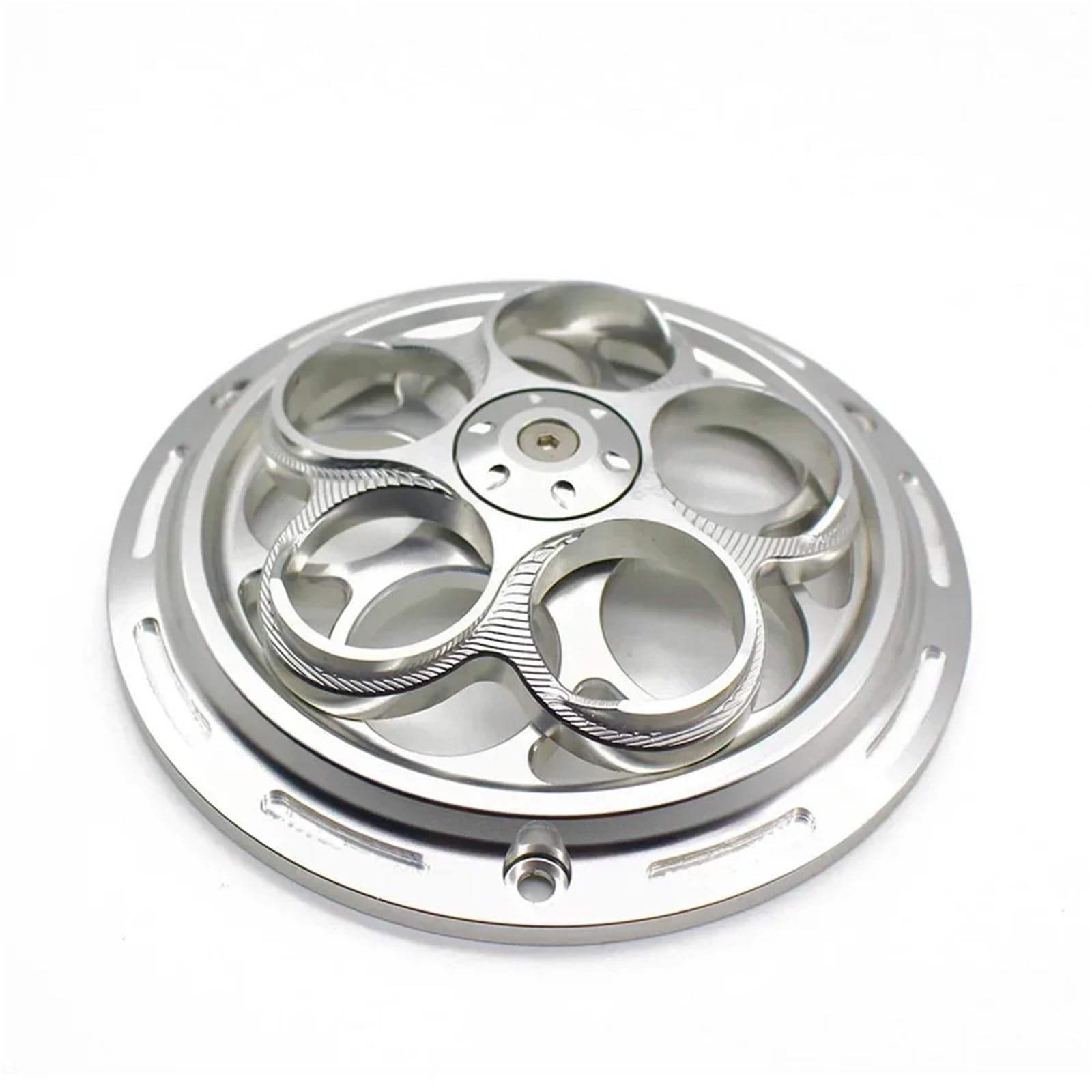 Copertura per ventola di raffreddamento rotante per Vespa Sprint Primavera 150 2013-2021 Copertura del radiatore del motore in alluminio CNC (ROSSO)
