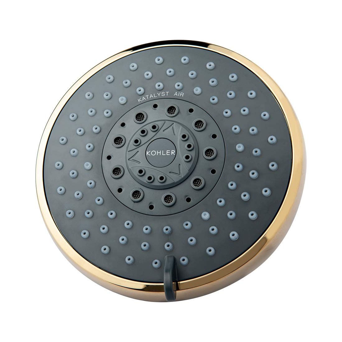 Kohler Rain Duet Shower Head for Bathroom French Gold Finish 122mm