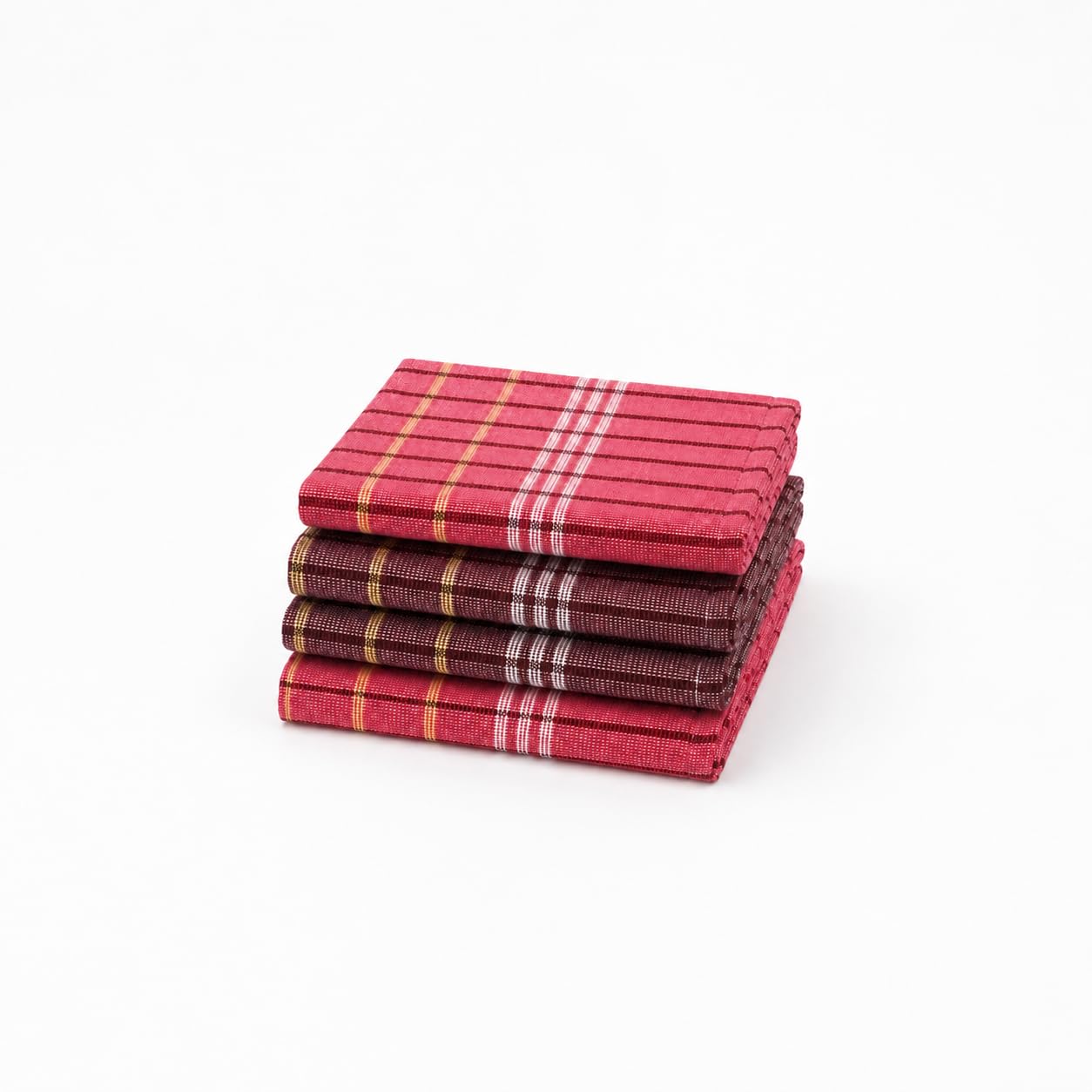Kerala Cotton Colour thorth/Bath Towel/Gamcha 145 * 70 cm(End Stiched) | Cotton, Breathable & Lightweight, Durable Stitched Edges, Traditional Check Pattern, Multi-Colour-image-9
