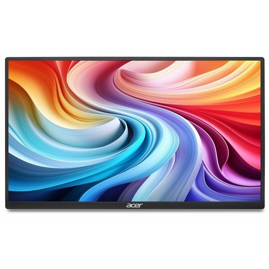 Image of Acer PM161Q J 16 inch Class LCD Monitor - 16:9 - Silver