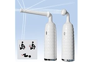 Portable Travel Bidet for Personal Hygiene Including 4 Replacement Nozzles