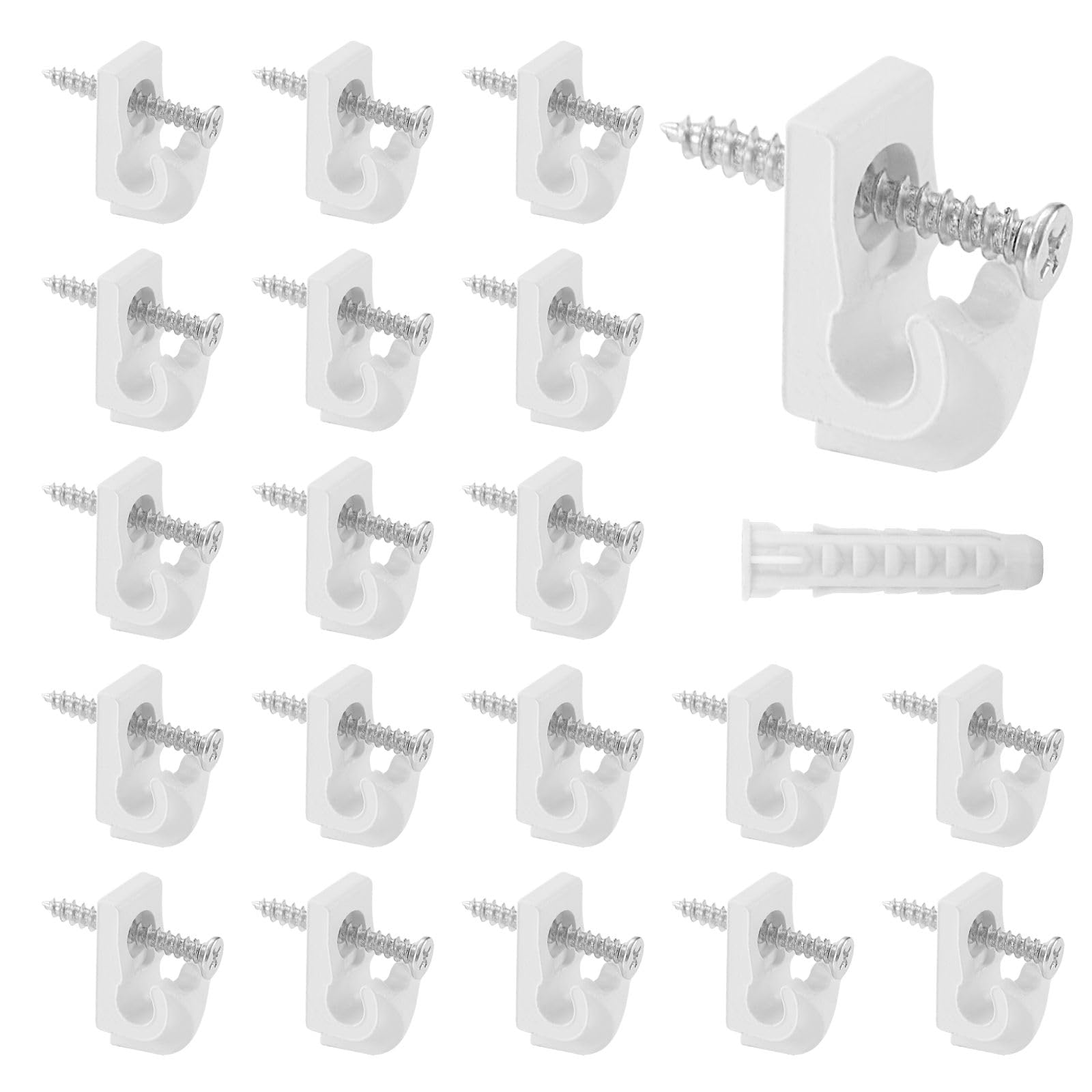 30 Down Wall Clips - Secure Shelves & Organize -1