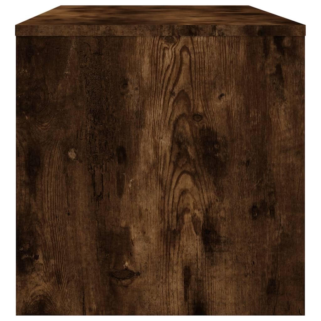 vidaXL Mobile Porta TV Rovere Fumo 100x40x40 cm in Legno Multistrato
