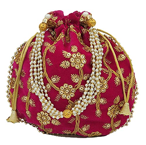 Yaayi Velvet Potli Bags for Girls Stylish Latest, Ladies Purse, Handbag, Clutch for Women