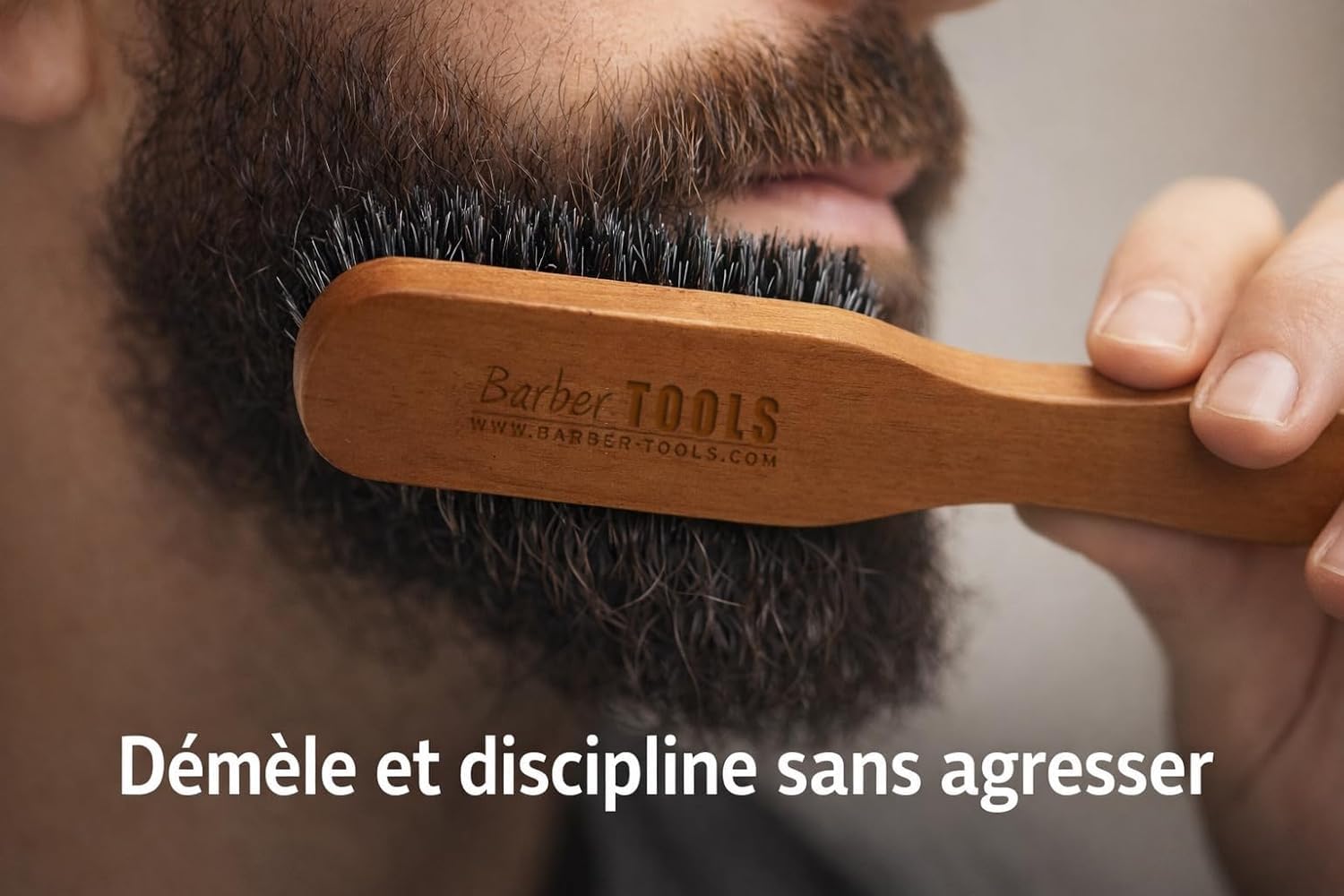 Coffret barbe et rasage pour homme | Rasoir coupe choux, brosse à barbe, peigne à barbe, ciseaux, pochette de rangement - Kit d'accessoires pour barbe