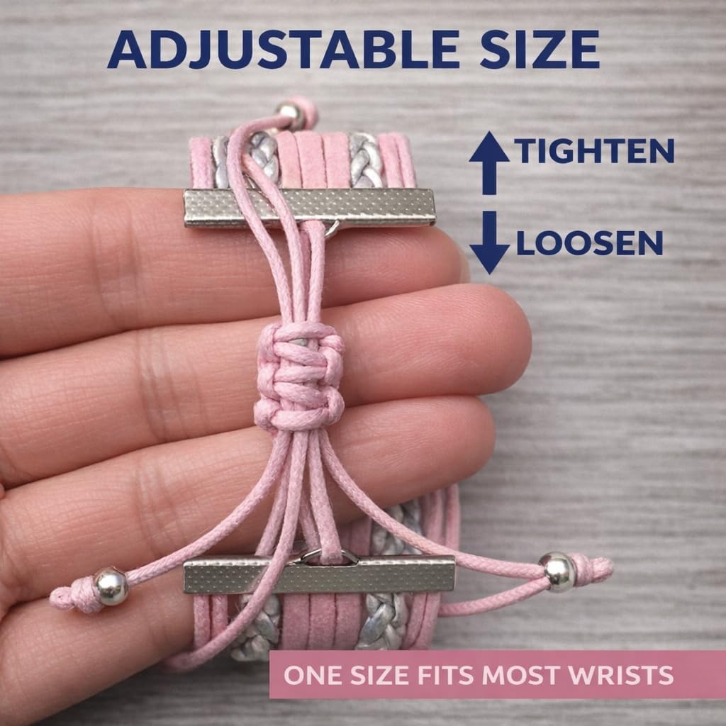 Dance Bracelet for Dancers, Adjustable Infinity Love Dance Charm Bracelet with Ballet Shoe Pendant, Pink and Silver Dance Jewelry, Recital Gift for Dancers, Teams and Coaches - Image 6