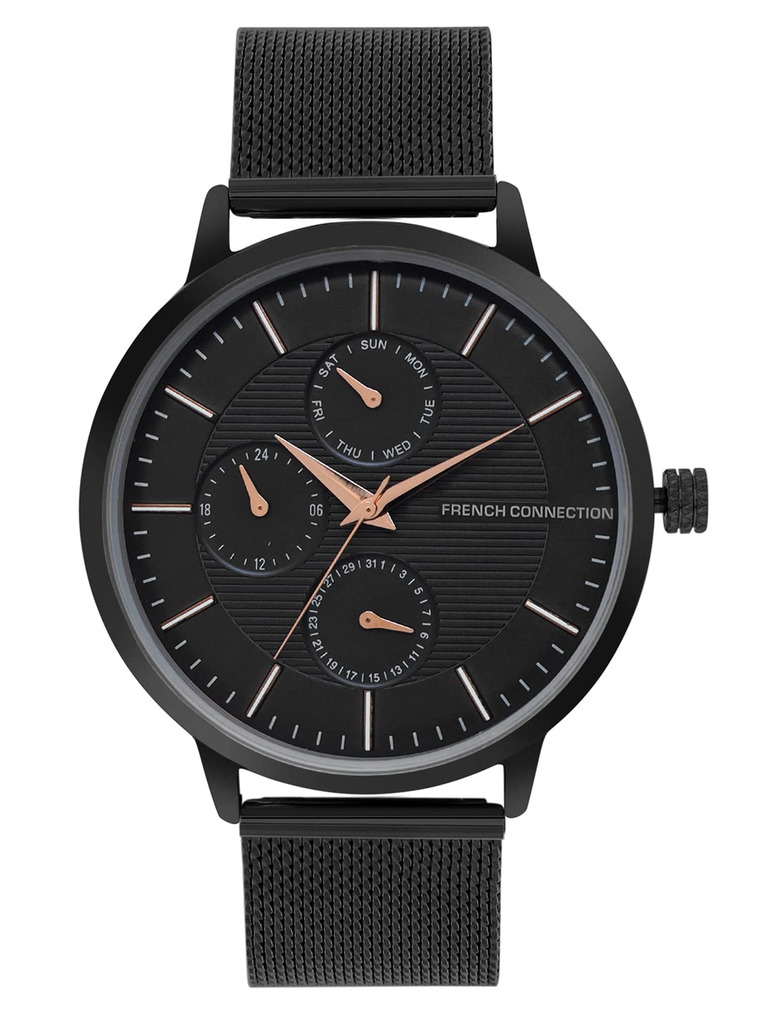 French Connection Analog Black Dial Mens Watch-FCN00041H (B0BTW4PLX6) Amazon Price History, Amazon Price Tracker
