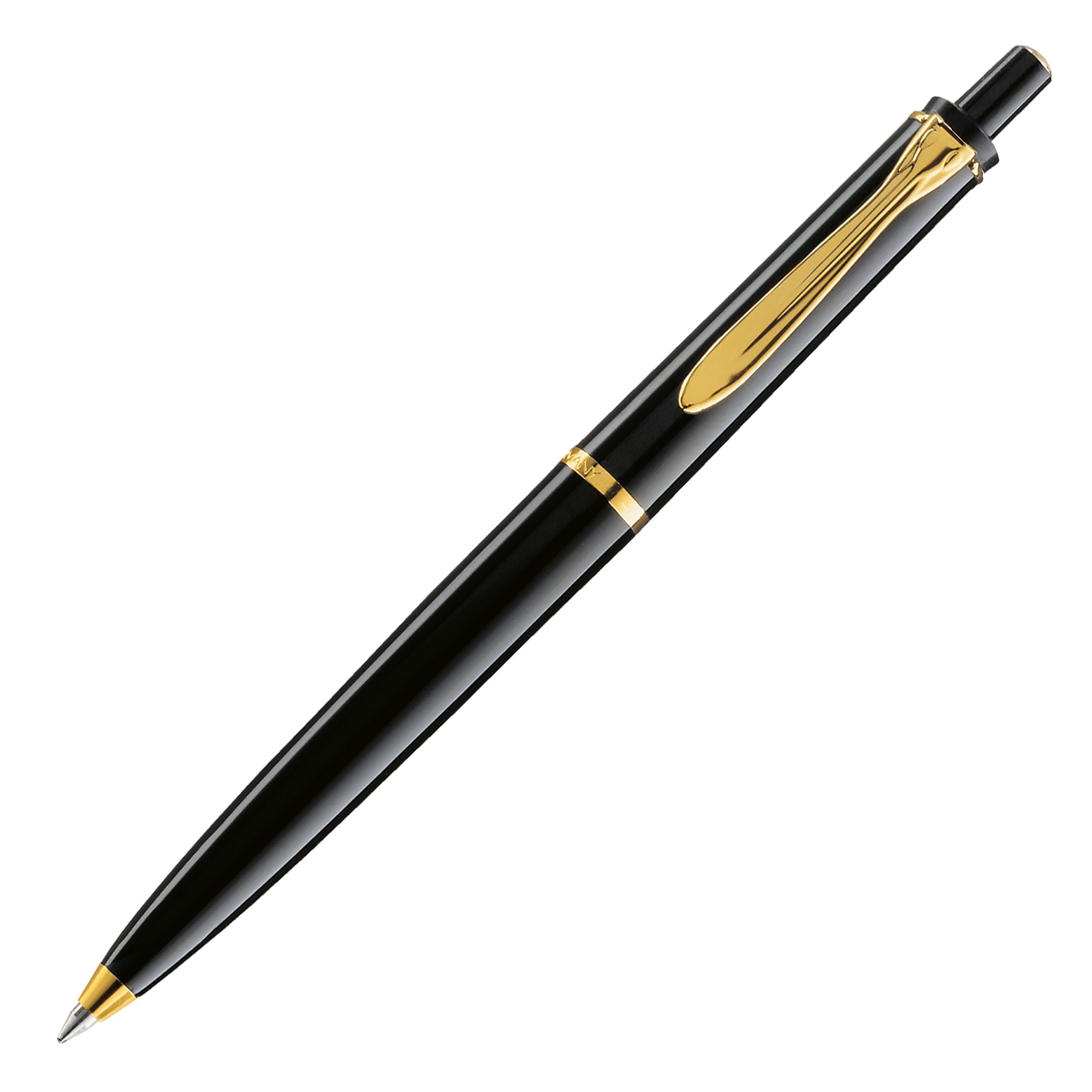 Pelikan Wieczne pióro Classic 200, czarne, pióro M (średnie), wysokiej jakości pióro naboje w etui prezentowym, 1 sztuka (1 opakowanie)