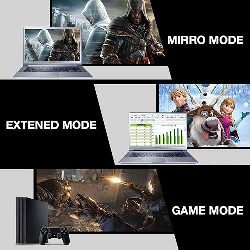 Miniatura 6 de C&E Cable HDMI de alta velocidad con Ethernet negro, (3 pies3.0 ft), soporta 4K, 3D y retorno de audio (paquete de 2)