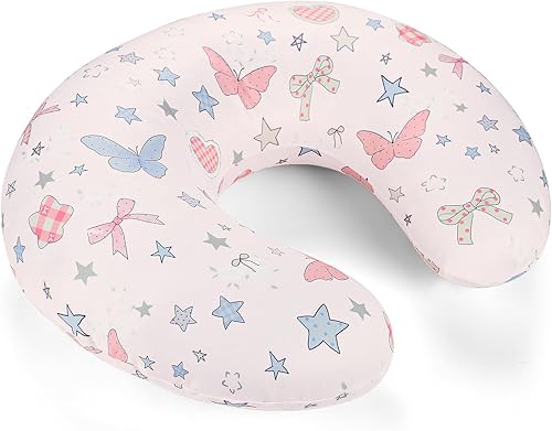 Miniatura 7 de GFU Funda de almohada de lactancia para niños y niñas, funda de almohada de lactancia materna para recién nacidos, funda de almohada suave para