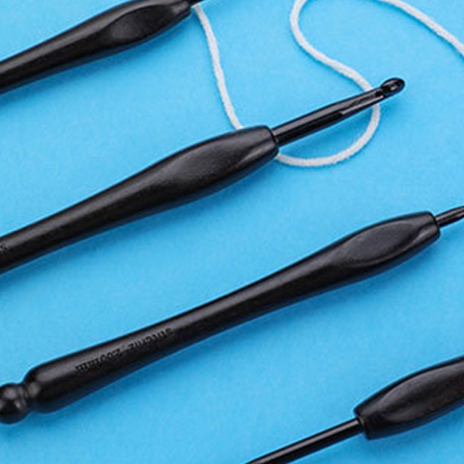 20 unidades 2 0-7 0 mm gancho de ganchillo ergonómico gancho de ganchillo multifuncional gancho de aguja de punto para manualidades