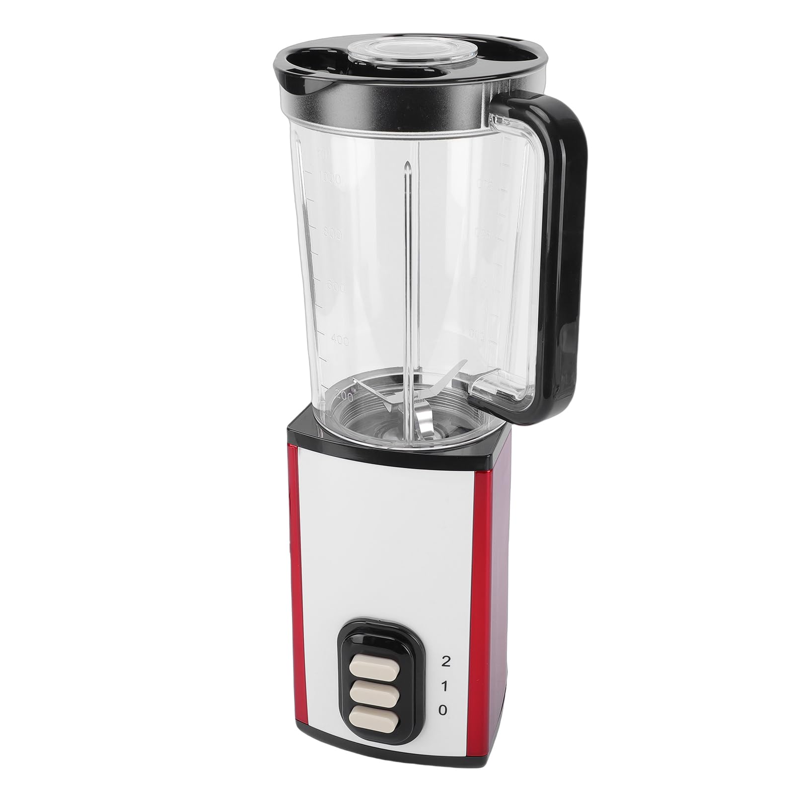 Sonew Kompaktowy Blender do Ekspresu o Mocy 300 W z Kubkiem o Pojemności 1 L, 2-biegowy Blender Elektryczny do Owoców, Warzyw i Lodu, Przenośny Mały Domowej Kuchni W Podróży, na siłownię (wtyczka UE)