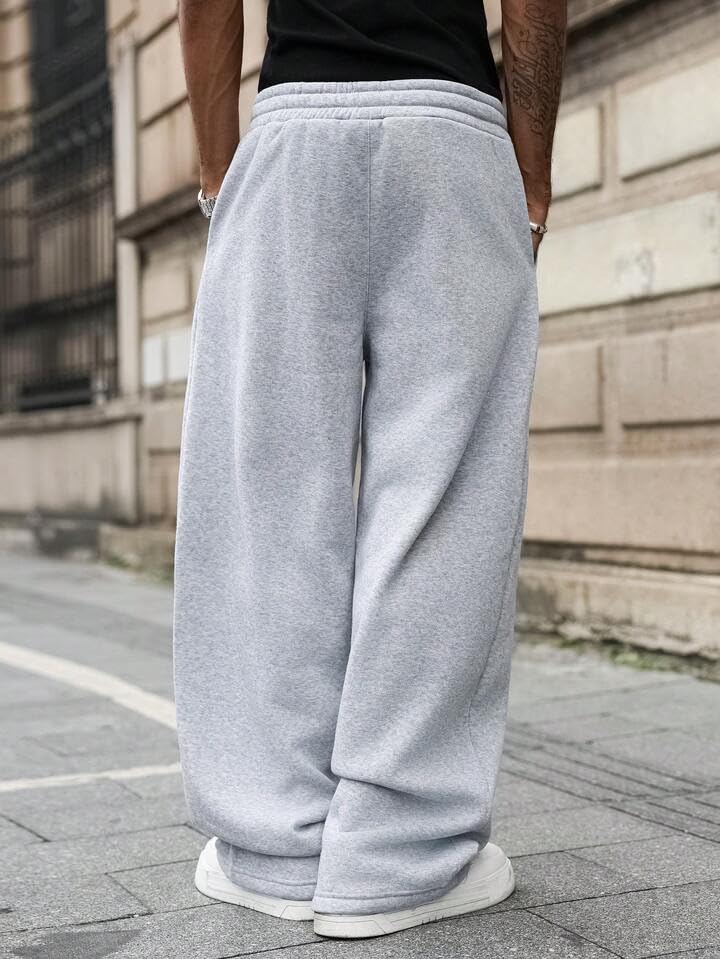 Image of Rockwell Men's Baggy Sweatpants | Cotton Terry Relaxed Fit Joggers for Men | Oversized Streetwear Track Pants | Casual Gym & Everyday Wear| 018