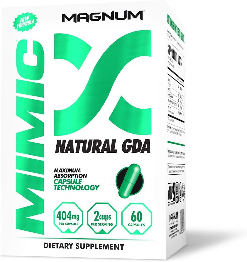 New Science (MIMIC)Magnum Nutraceuticals Natural GDA Maximum Absorption Capsule Technology 404MG Per Capsule 2CAPS Per Serving 60 Capsule Dietary Supplement