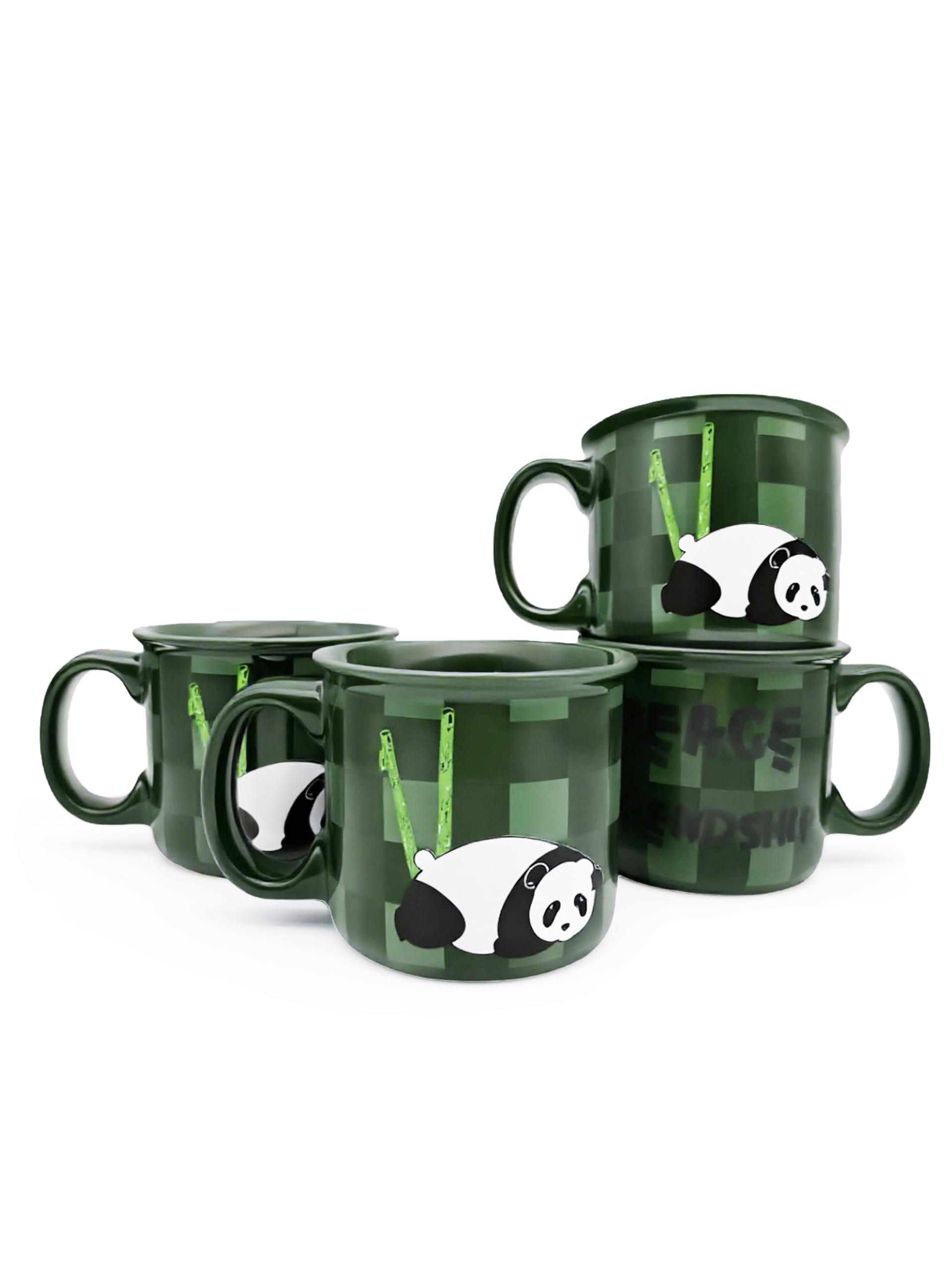 Ceramic Coffee Mugs Set of 4 14OZ Coffee Cups with Handle Latte Mug Great for Tea Hot Chocolate