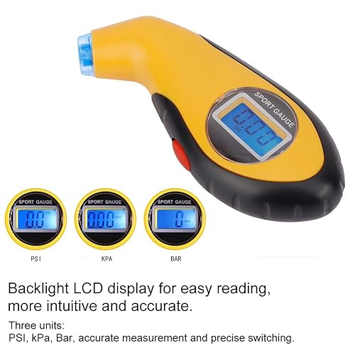 Miniatura 3 de Fydun Medidor digital de presión de neumáticos Mini medidor de presión de neumáticos para automóvil Mesa de monitoreo de presión de neumáticos