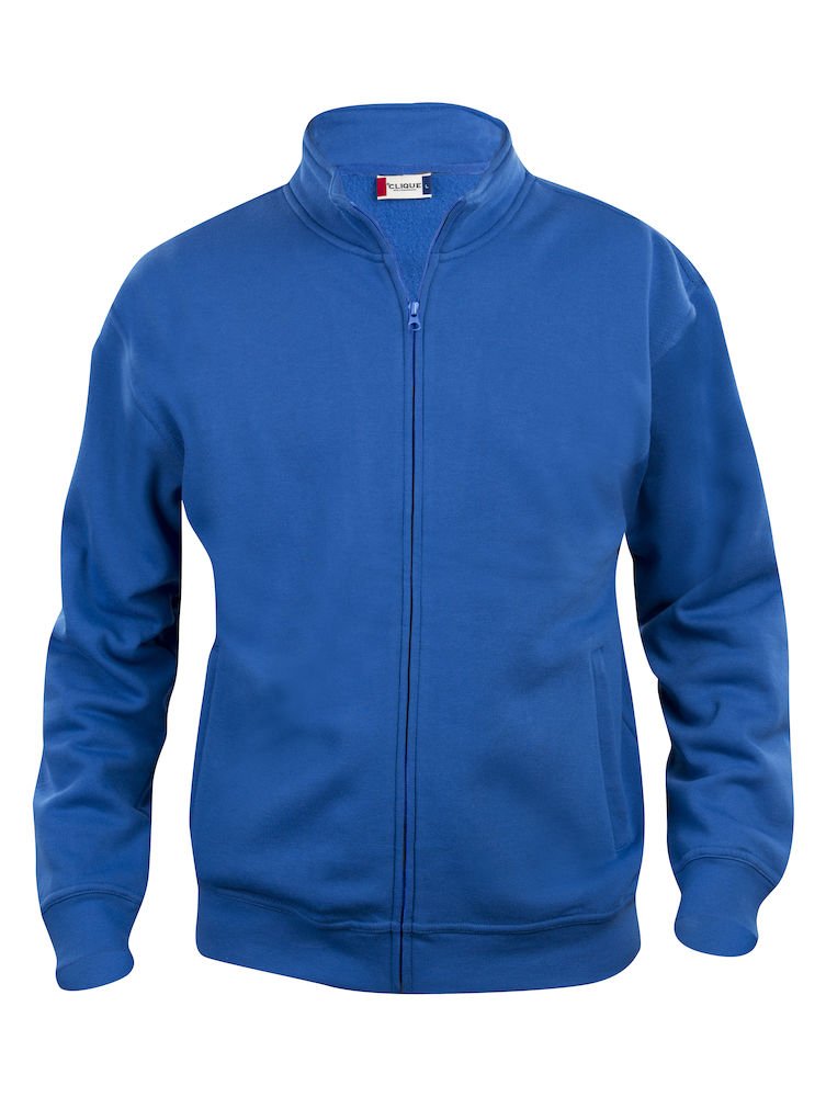 Clique - Felpa con cerniera zip bambino ragazzo Basic Cardigan Junior in poliestere con asola per auricolari in diversi colori e taglie (royal TAGLIA 3-5 ANNI 90/100)