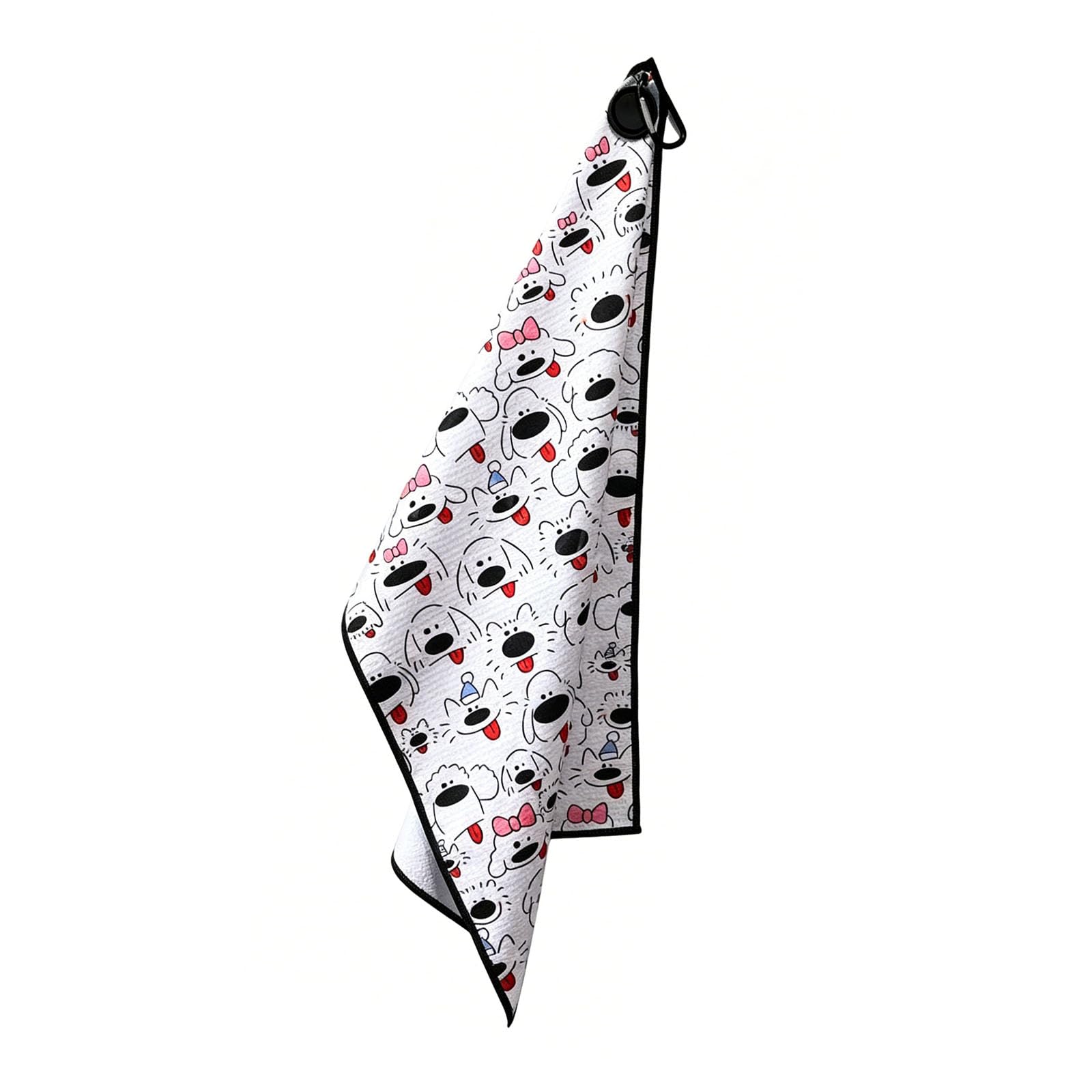 Hsioluted Practical Golf Towel Perfect for Keeping Clubs Clean and Dry on the Course Permanent Golf Towel with Clip