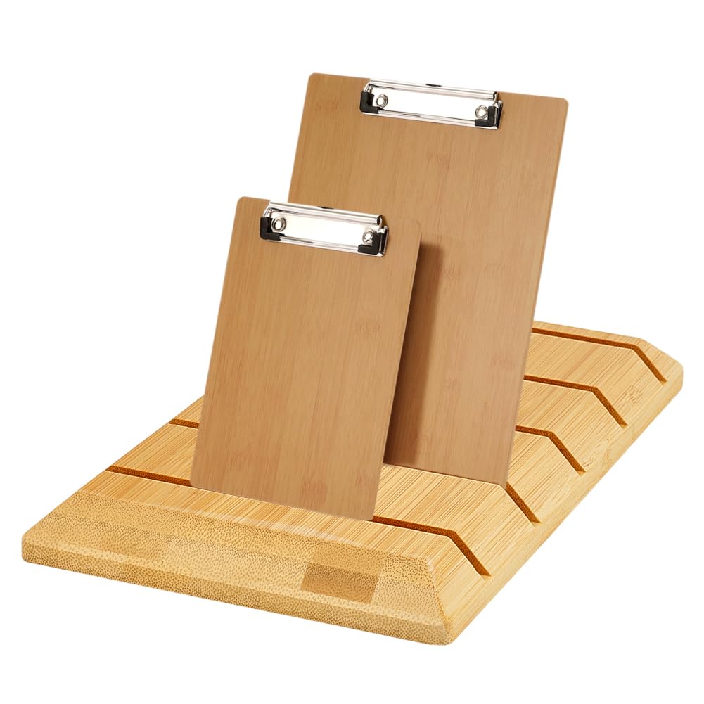 PH PandaHall Wooden Clipboard Holder