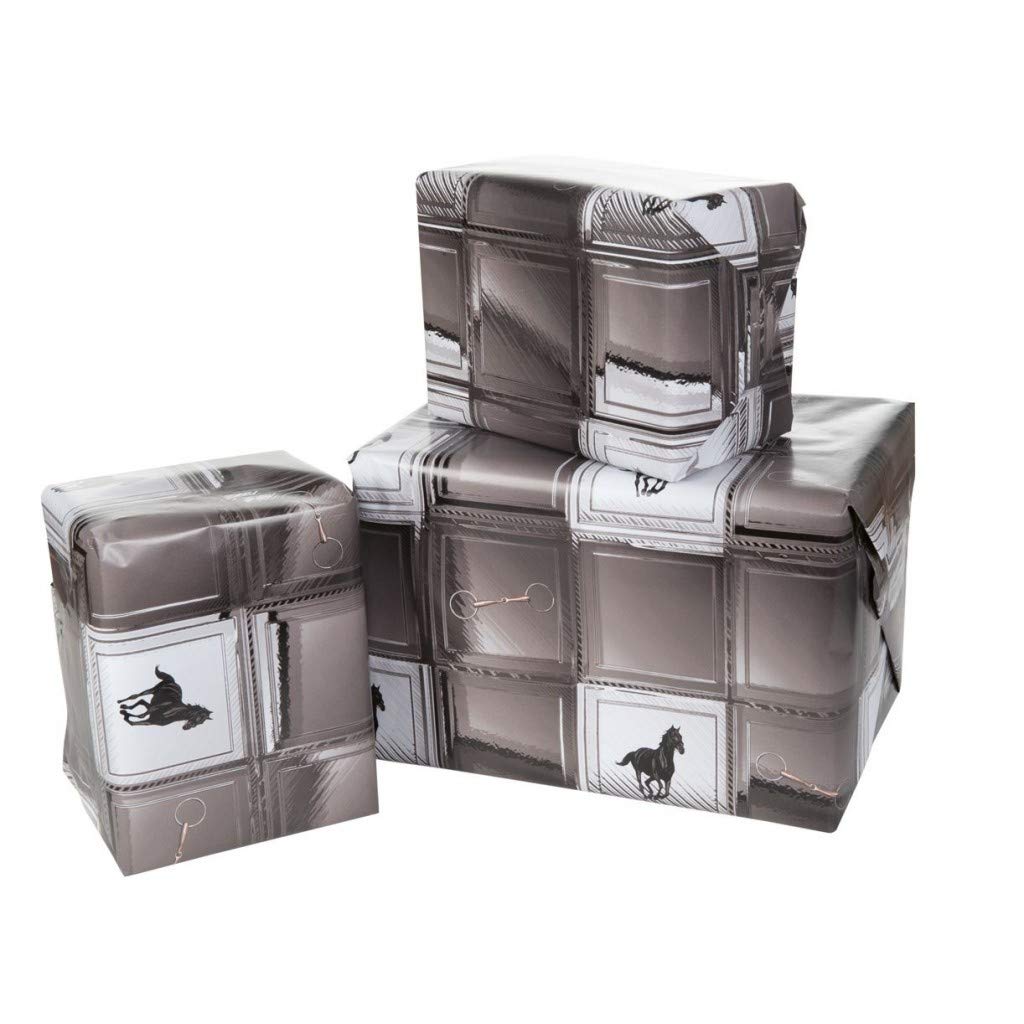 HKM Papier do pakowania prezentów-11579980001 Produkt dekoracyjny Gallopujący koń St