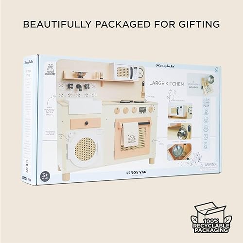 Miniatura 10 de Le Toy Van Juego de muebles de cocina de madera grande  Juego de muebles de cocina y electrodomésticos Grand - Adecuado para más de 36 meses