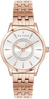 Fitzrovia Charm Stainless Steel Rose Gold Tone Bracelet Watch (Model: BKPFZF1279I)