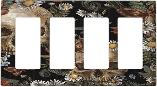 Miniatura 113 de Cubiertas de Interruptor de Luz de 1 Gang Medieval Abstracto Moderno Luna Estrellado Gran Ola Toggle Simple Placa de Pared Cubierta Decorativa de