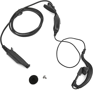 01 02 015 Fone de ouvido de rádio bidirecional à prova d'água, fone de ouvido Walkie Talkie confiável com microfone durável para uso profissional para uso geral para corrida para caminhadas