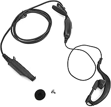 VGEBY Two?Way Radio Headset, Waterproof Two?Way Radio Headset Two?Way Radio Waterproof Earpiece with Mic C Shape Single Headset for BF?UV9R BF?A58 BF?9700 BF?UV 9R Plus Amusement equipment Leisure Sp