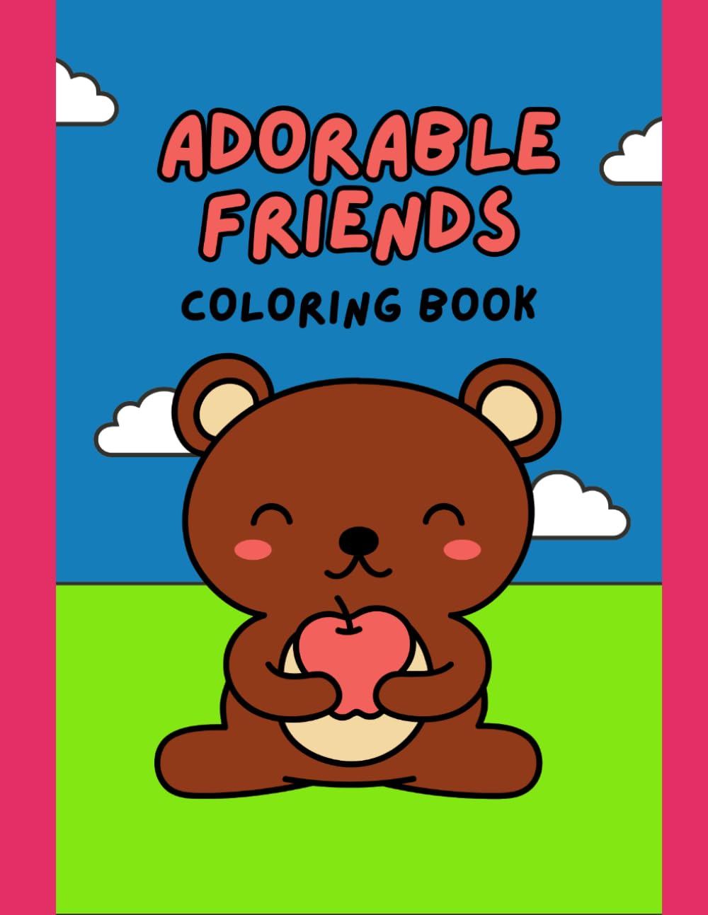 Adorable Friends coloring book.